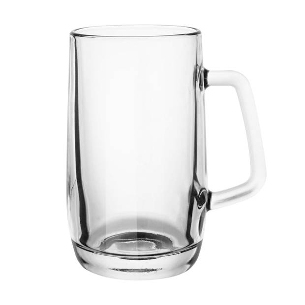 Glasmark Bierglazen - Bierpullen - transparant glas - 6x stuks - 500 ml - Oktoberfest - Bierglazen