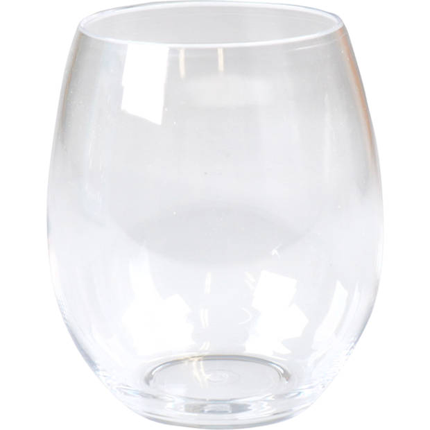 Depa Drinkglas - 12x - transparant - onbreekbaar kunststof - 390 ml - Drinkglazen