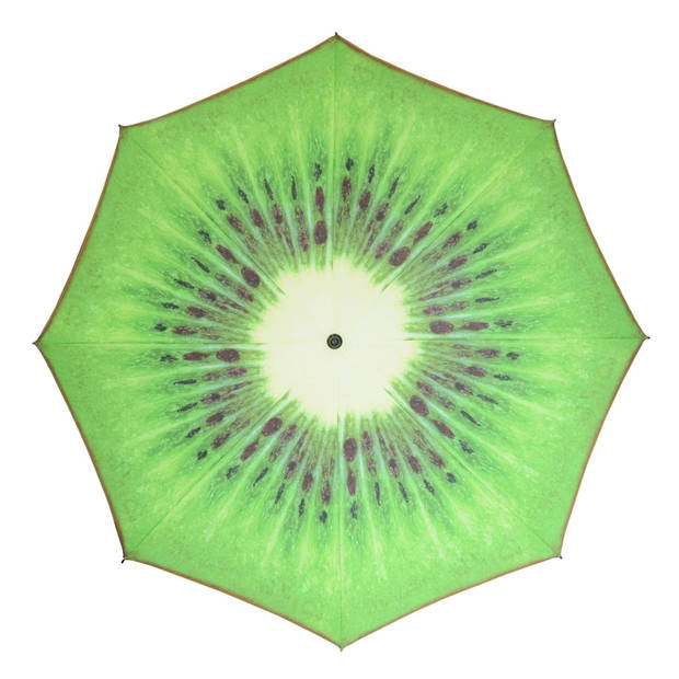 Parasol - Kiwi fruit - D160 cm - incl. draagtas - parasolharing - 49 cm - Parasols