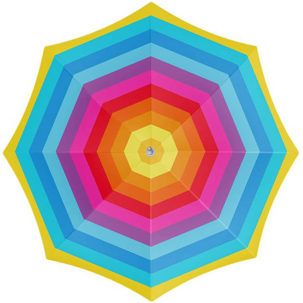 Parasol - Regenboog - D180 cm - incl. draagtas - parasolvoet - 42 cm - Parasols