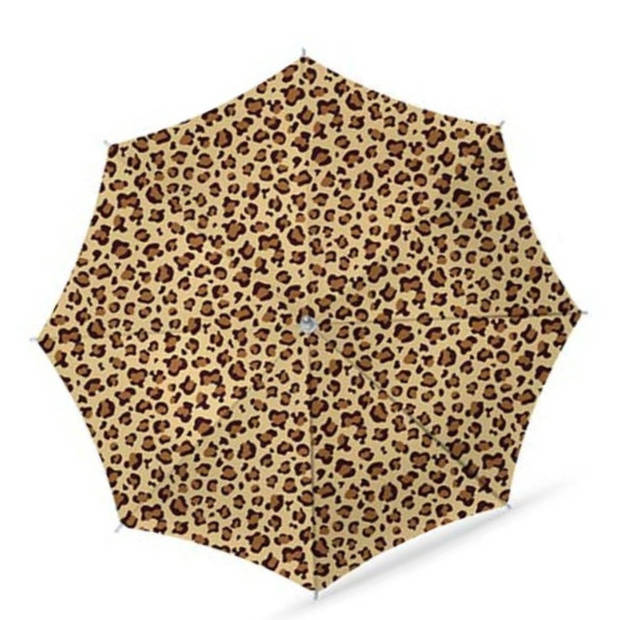 Parasol - Luipaard print - D160 cm - incl. draagtas - parasolvoet - 42 cm - Parasols