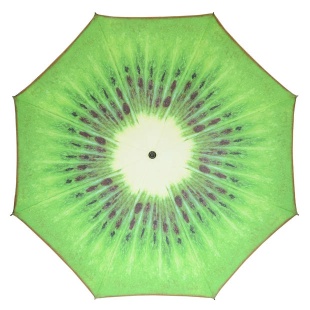 Parasol - kiwi fruit - D180 cm - UV-bescherming - incl. draagtas - Parasols