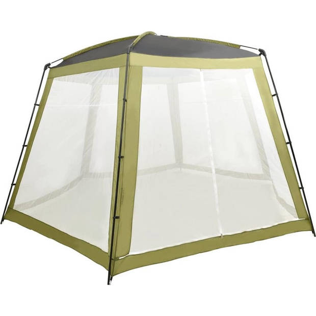 The Living Store Zwembadtent Partytent - 500 x 433 x 250 cm - Groen - UV- en waterbestendig