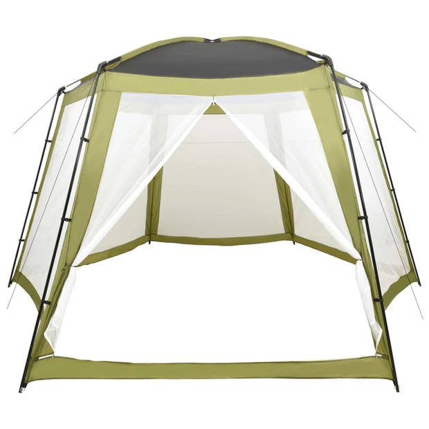 The Living Store Zwembadtent Partytent - 500 x 433 x 250 cm - Groen - UV- en waterbestendig