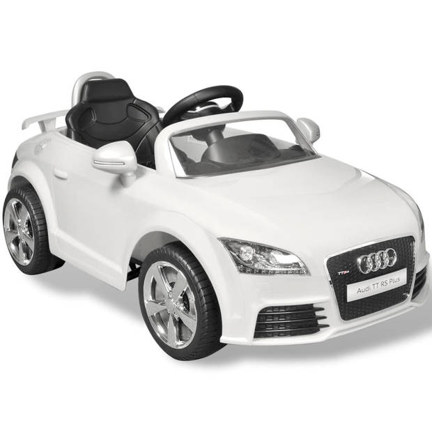 The Living Store Audi TT RS Ride-on Auto - 110.2 x 59 x 47.5 cm - Wit