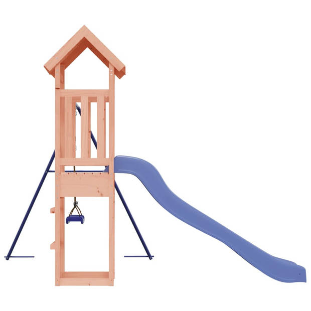The Living Store Speeltoren - Douglas - Houten speelhuis met schommel en glijbaan - 238 x 321 x 207 cm (L x B x H)