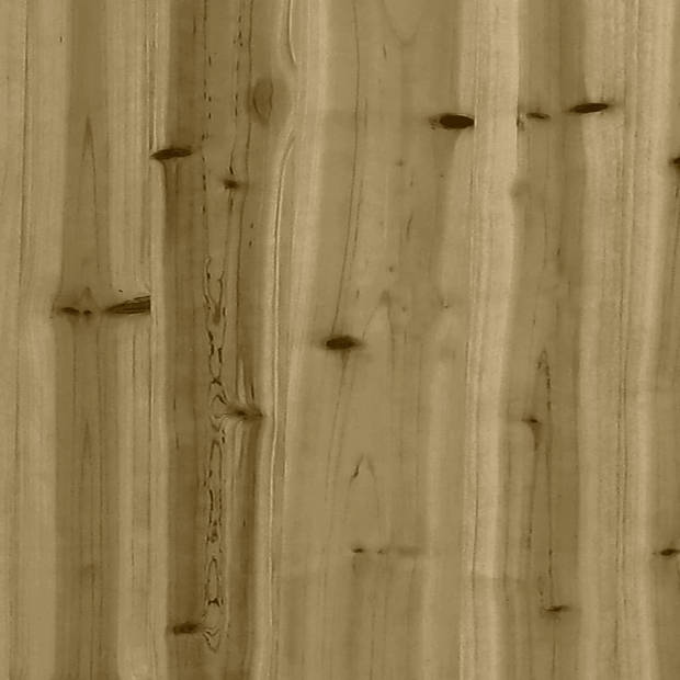 vidaXL Speelhuis 53x110x214 cm geïmpregneerd grenenhout
