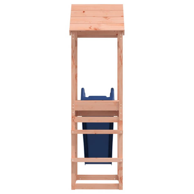 The Living Store Speeltoren - Douglas hout - 232 x 64 x 194 cm - Glijbaan - Blauw - 3-8 jaar - Max 45 kg - Inclusief