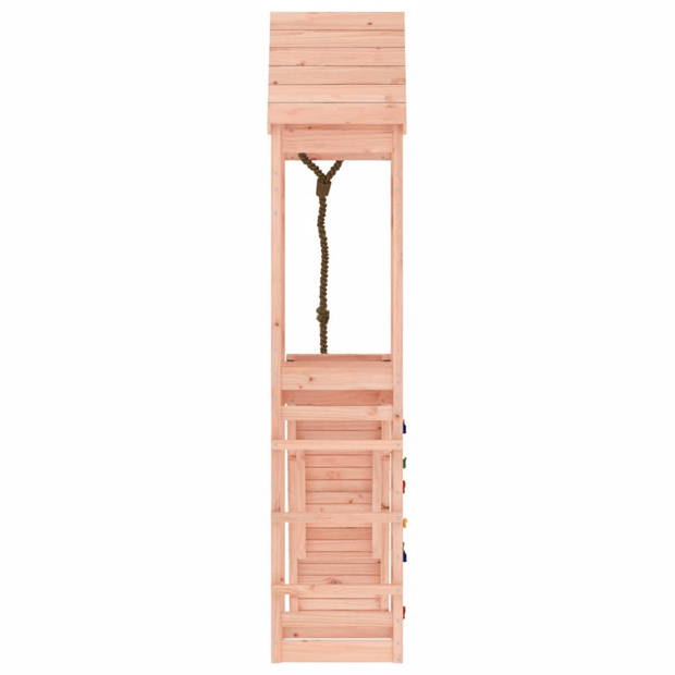 The Living Store Speeltoren - Klimwand - Massief douglashout - 55x175x264 cm - Voor 3-8 jaar - Max - 45 kg