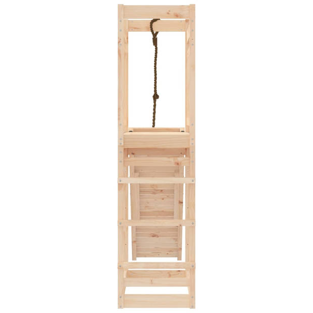 The Living Store Speeltoren - Grenenhout - Multifunctioneel - 53 x 174 x 207 cm - Stevig en stabiel - The Living Store