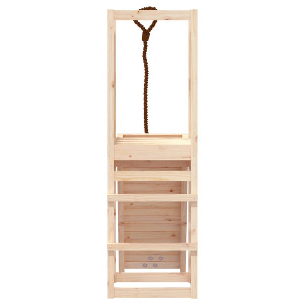 The Living Store Houten Speelhuis - Kinderen - 53x114x169 cm - Massief grenenhout