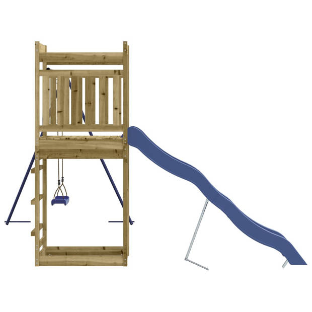 The Living Store houten speelset - speeltuin voor kinderen - 242 x 349 x 207 cm - duurzaam grenenhout