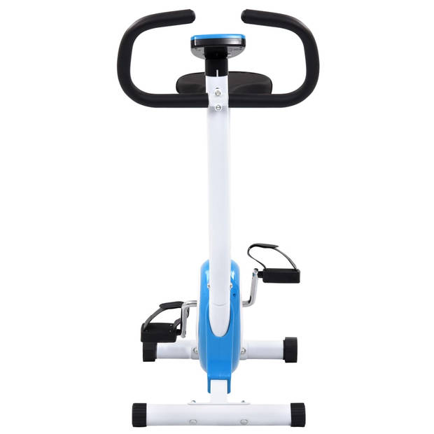 vidaXL Hometrainer met bandweerstand blauw