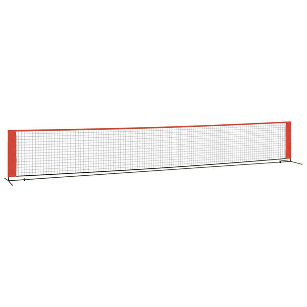 The Living Store Tennisnet s - Tennisnetten - 600 x 100 x 87 cm - Duurzaam polyester - Sterk stalen frame