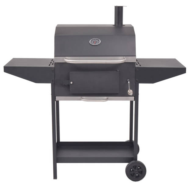 The Living Store Barbecue - Roker - 127x64x125 cm - Zwart