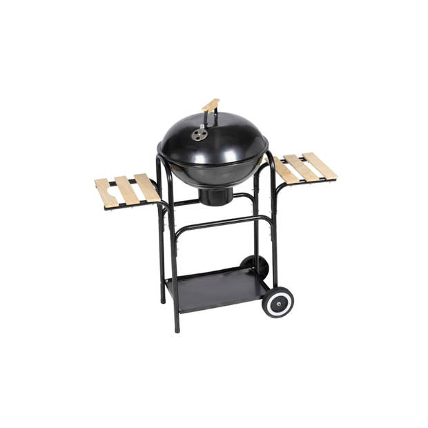 The Living Store Louisiana Kogel Barbecue - 44cm - Houtskool - Regelbare luchttoevoer - Verwijderbare as-pan