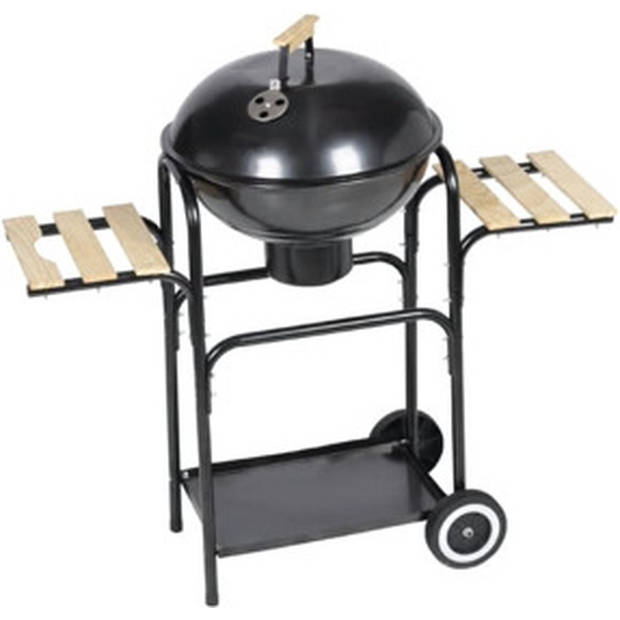 The Living Store Louisiana Kogel Barbecue - 44cm - Houtskool - Regelbare luchttoevoer - Verwijderbare as-pan