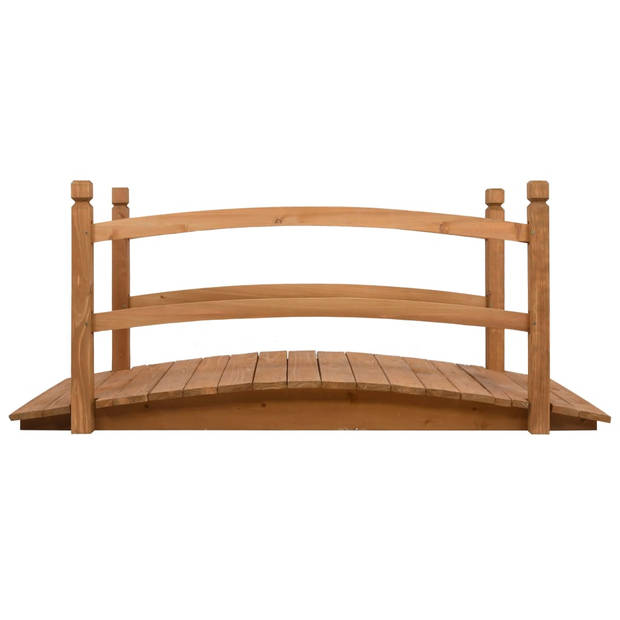 The Living Store Houten Brug - 140 cm - Massief vurenhout