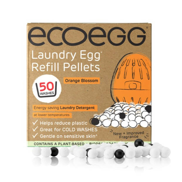 Eco Egg Laundry Egg Refill Pellets Orange Blossom - Voor alle kleuren was 1ST