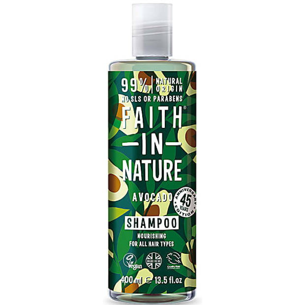 Faith In Nature Avocado Shampoo - Voor alle haartypen 400ML