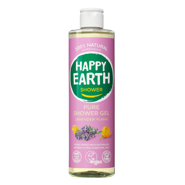 Happy Earth 100% Natural Shower Gel Lavender Ylang