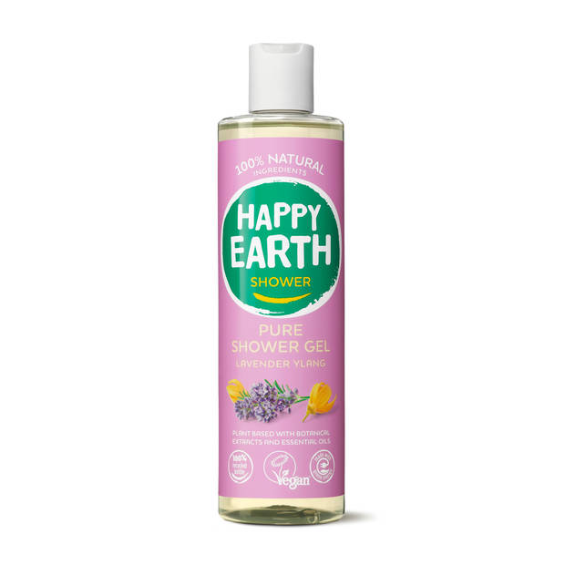 Happy Earth 100% Natuurlijke Shower Gel Lavender Ylang