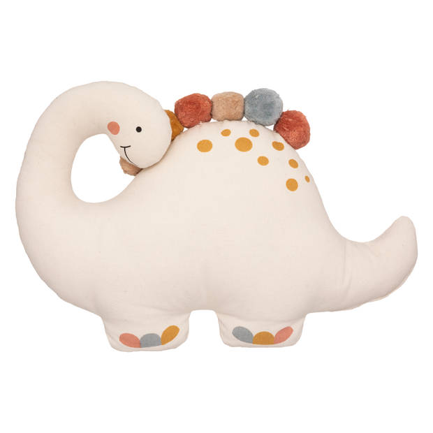 Kinderkussen Dinosaurus Katoen – Beige – L40 X B30cm