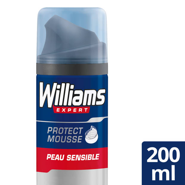 Williams - Verzachtende Scheerschuim Mannen - Gevoelige huid - 6 x 200ml - Voordeelverpakking