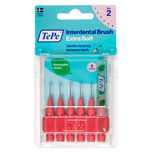 TePe Interdentale Rager Extra Soft Rood 0,5mm
