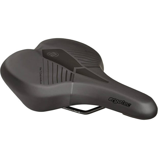 Ergotec Zadel Comfort Plus Zwart