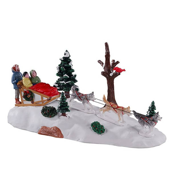 Lemax - 'Dog Sledding Afternoon' - Figuur