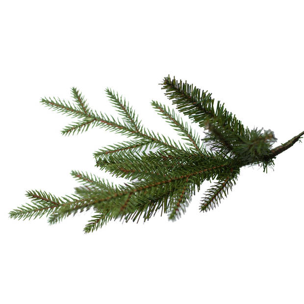 Arkansas kunstkerstboom - 152 cm - groen - Ø 114 cm - 1.668 tips - houten voet