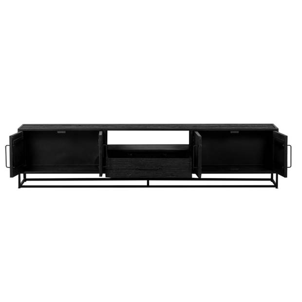 Giga Meubel - TV-Meubel Zwart - 240cm - Hout - TV-Meubel Pure Black