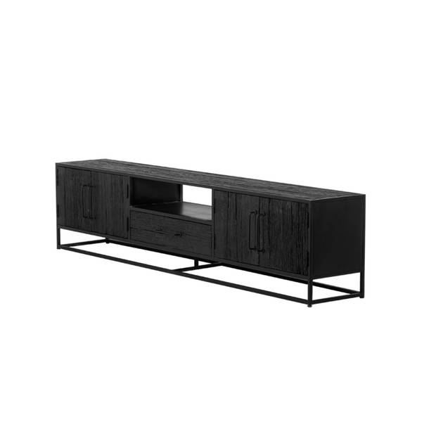 Giga Meubel - TV-Meubel Zwart - 240cm - Hout - TV-Meubel Pure Black