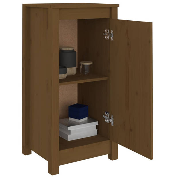 The Living Store Dressoir - Massief grenenhout - 40 x 35 x 80 cm - Honingbruin