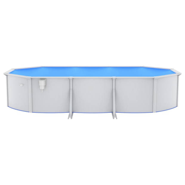 vidaXL Zwembad met veiligheidsladder 610x360x120 cm