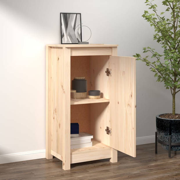 The Living Store Dressoir - Grenenhout - 40 x 35 x 80 cm - Opbergkast