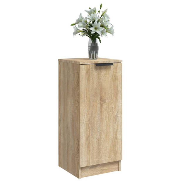 The Living Store Dressoir - Sonoma Eiken - 30 x 30 x 70 cm - Met Deur