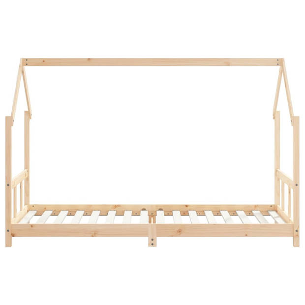 vidaXL Kinderbedframe 90x200 cm massief grenenhout