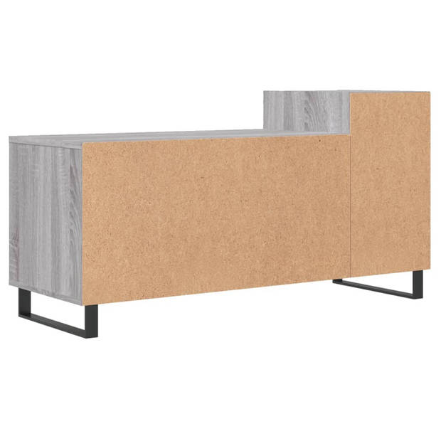 vidaXL Tv-meubel 100x35x55 cm bewerkt hout grijs sonoma eikenkleurig