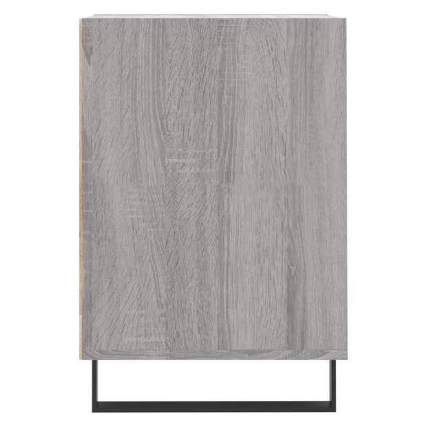 vidaXL Tv-meubel 100x35x55 cm bewerkt hout grijs sonoma eikenkleurig