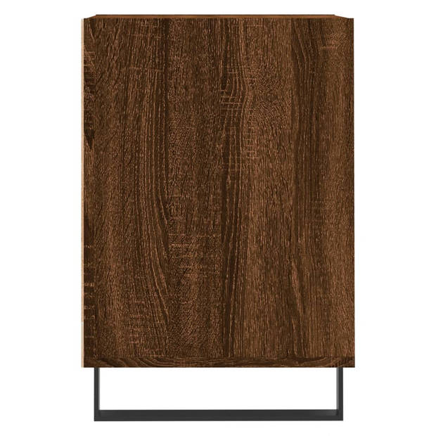 vidaXL Tv-meubel 100x35x55 cm bewerkt hout bruin eikenkleur