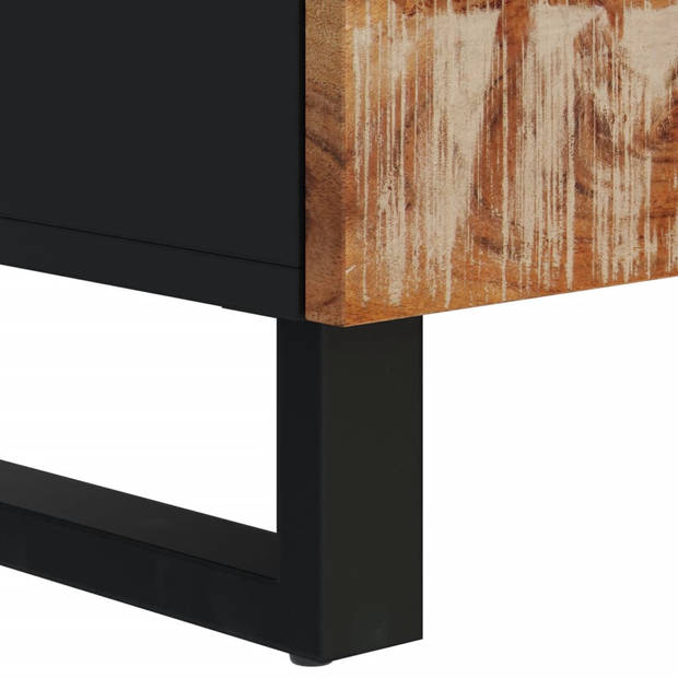 vidaXL Tv-meubel 100x33x46 cm massief hout gerecycled en bewerkt hout
