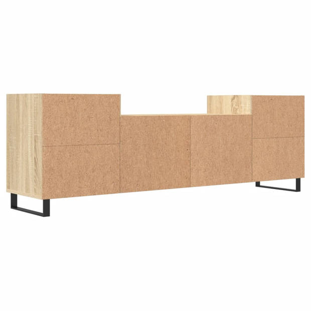 vidaXL Tv-meubel 160x35x55 cm bewerkt hout sonoma eikenkleurig