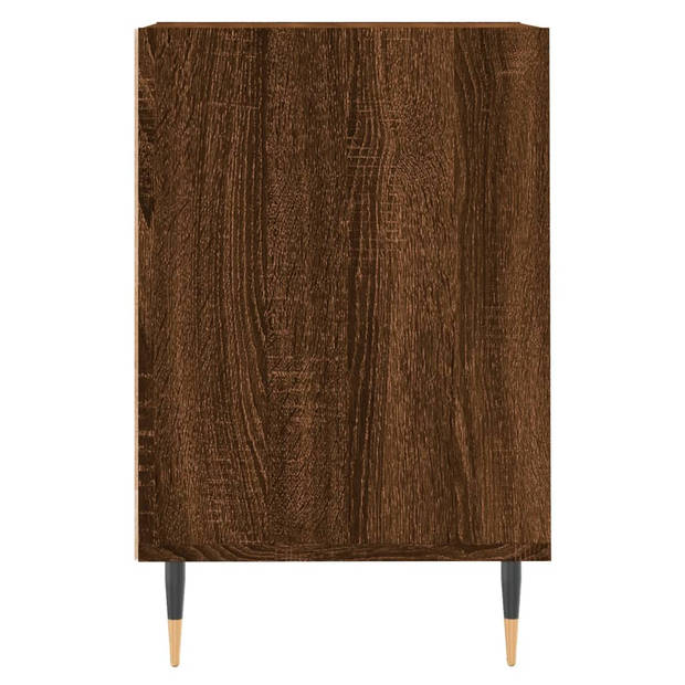 vidaXL Tv-meubel 160x35x55 cm bewerkt hout bruin eikenkleur