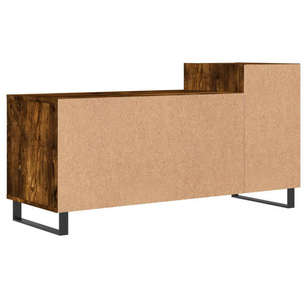 vidaXL Tv-meubel 100x35x55 cm bewerkt hout gerookt eikenkleurig