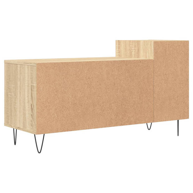 vidaXL Tv-meubel 100x35x55 cm bewerkt hout sonoma eikenkleurig