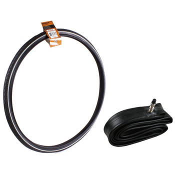 Benson Buitenband-binnenband fiets - rubber - 28 inch x 1 5/8 x 1 3/8 - Binnenbanden