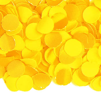Gele confetti zak van 2 kilo feestversiering - Confetti