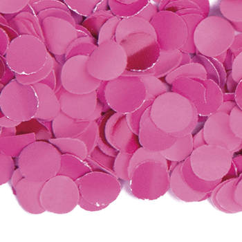 Knalroze confetti zak van 2 kilo feestversiering - Confetti